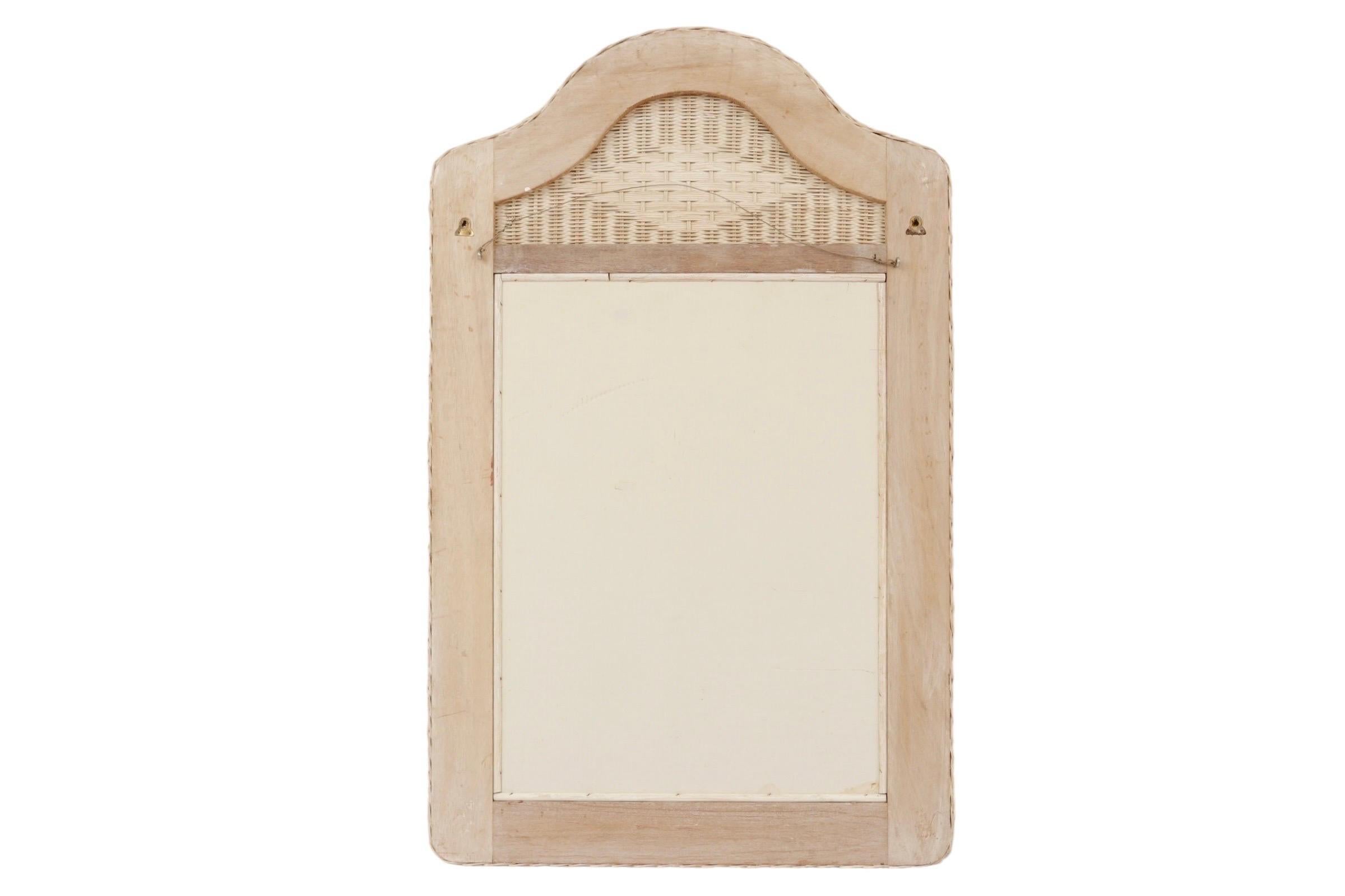 Henry Link Wicker Wall Mirror 2