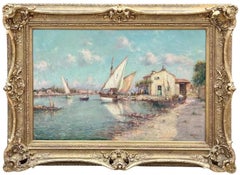 Barche in un porto del Mediterraneo