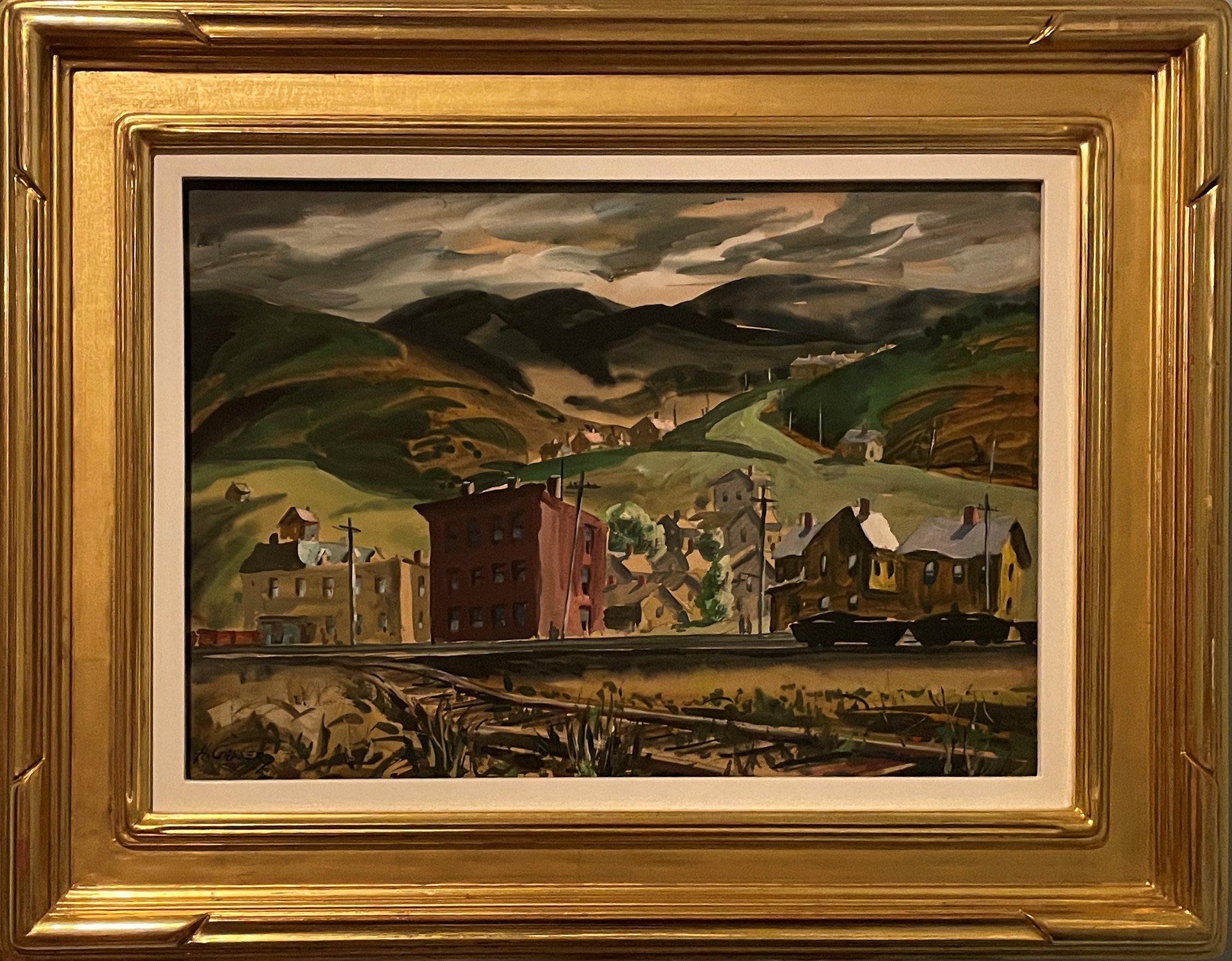 "End of the Tracks, Johnstown, Pennsylvania, " Henry Gasser, American Scene