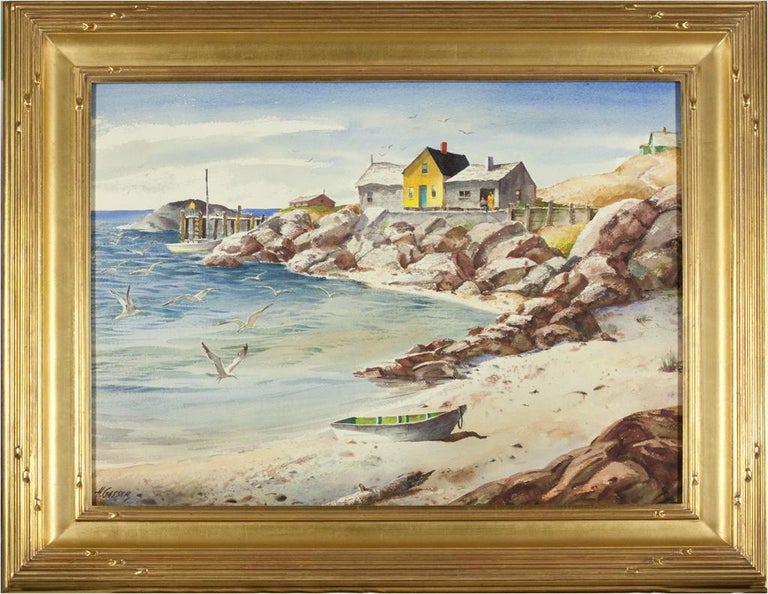 Henry Martin Gasser Sand, Sea, and Rocks For Sale at 1stDibs