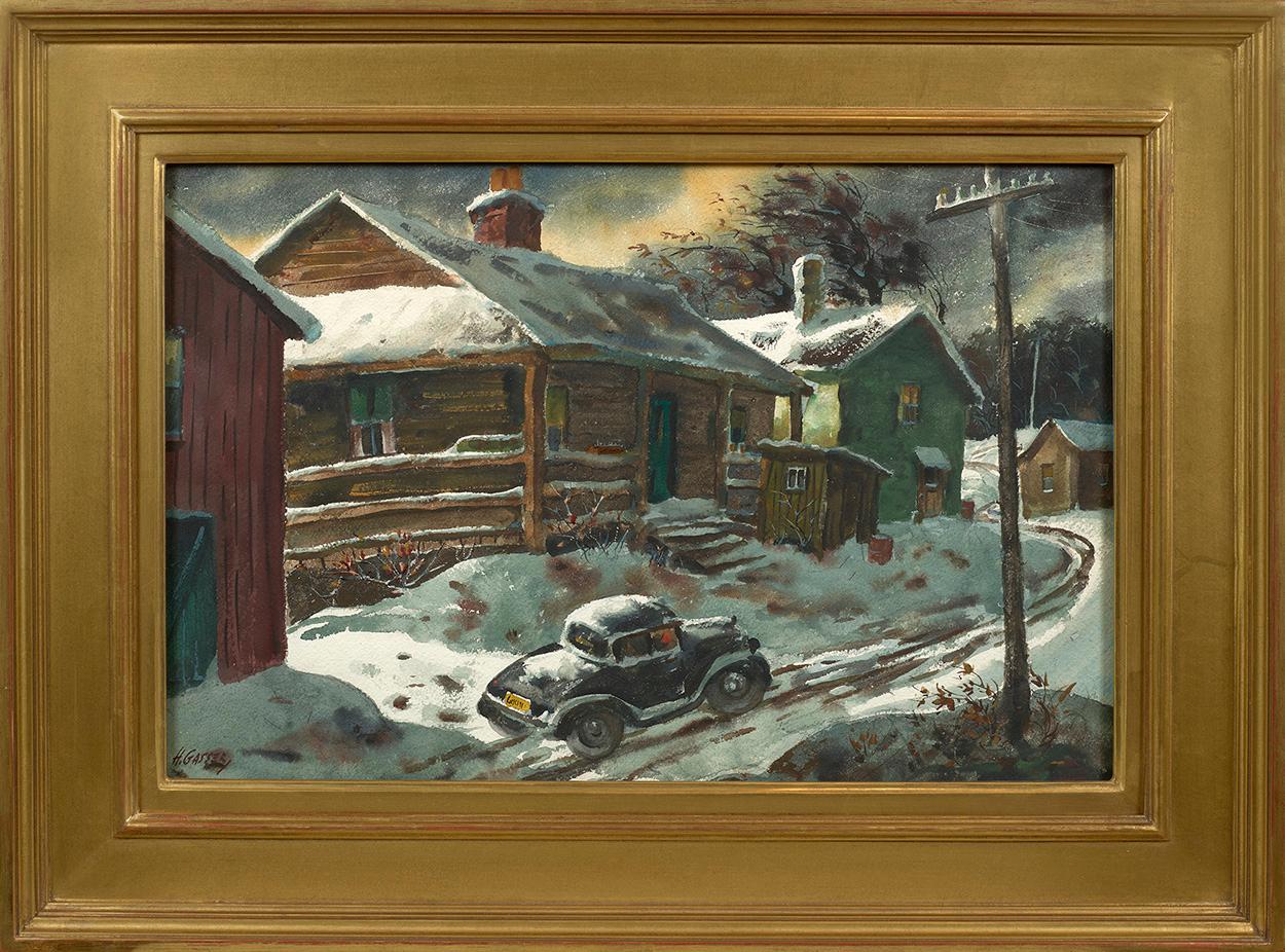 A Winter - Painting de Henry Martin Gasser