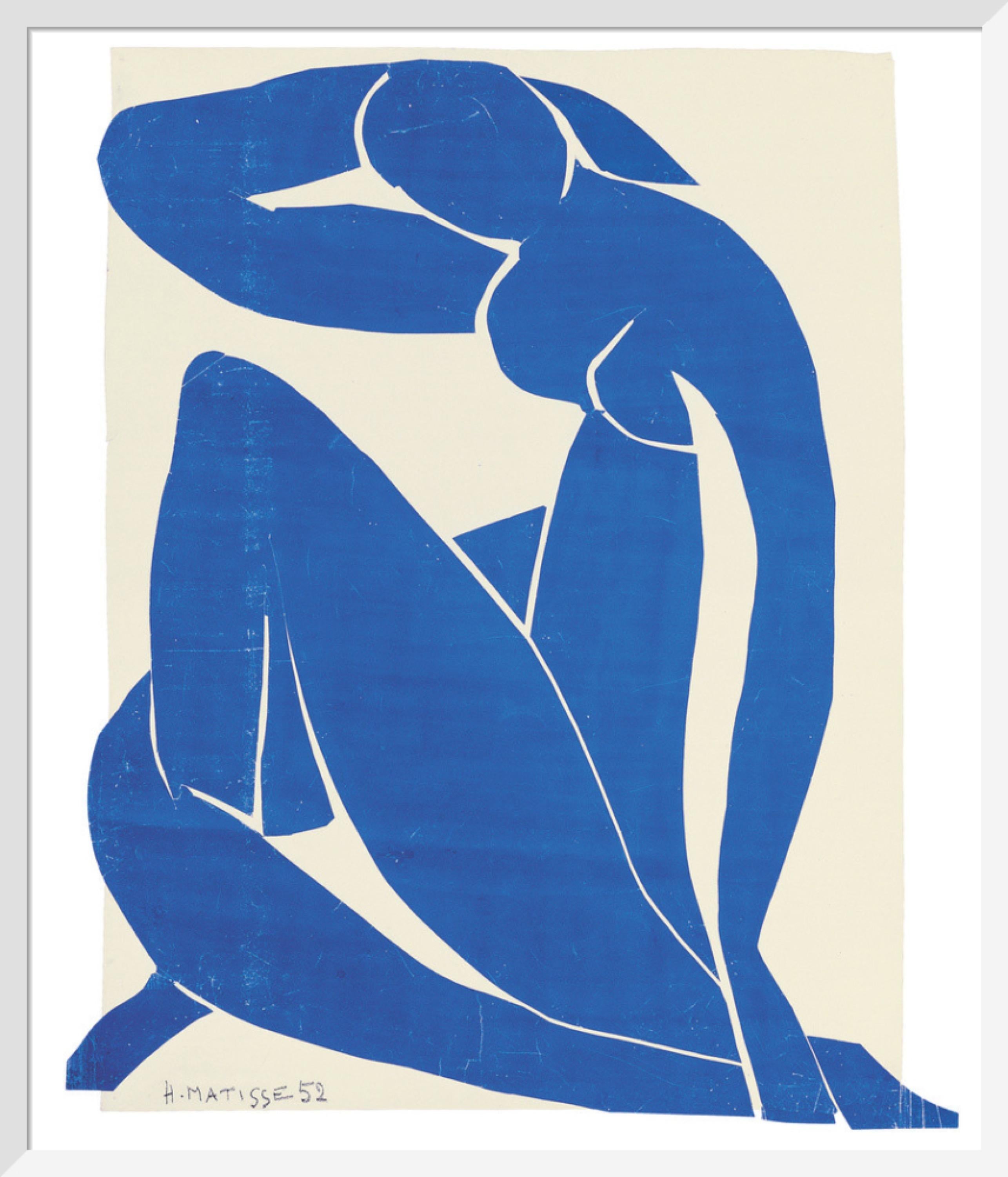 Desnudo Azul II y III Primavera (Enmarcado) - Print Contemporáneo de Henry Matisse
