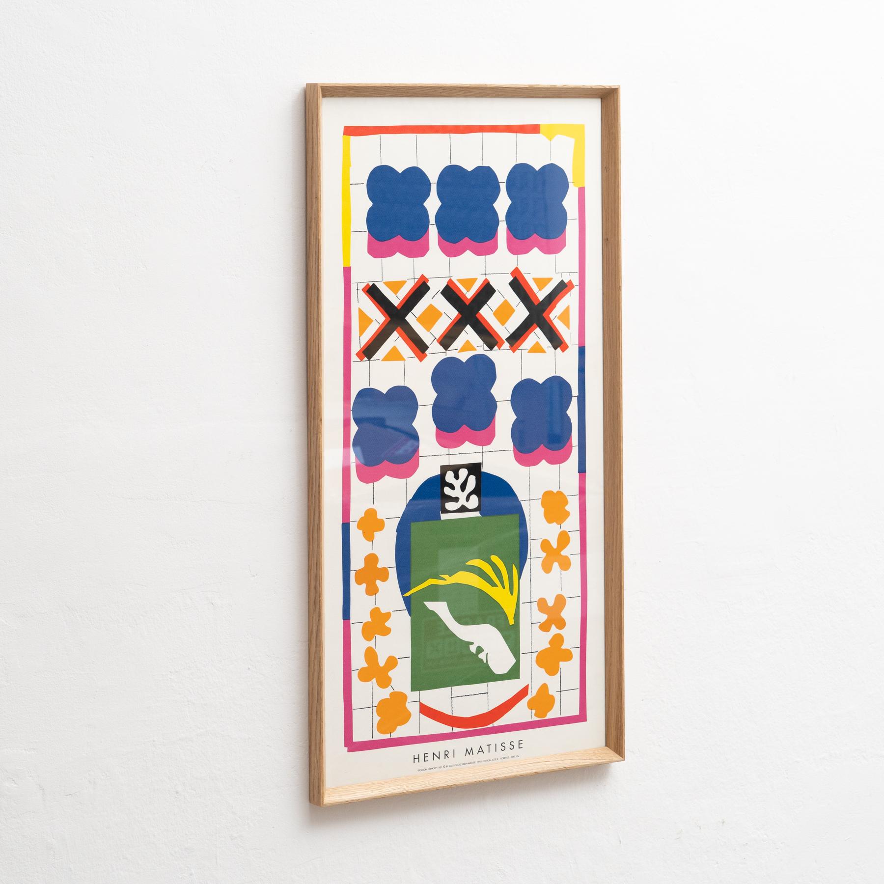 Moderne « Poisson Chinois » de Henry Matisse : lithographie couleur de la série Cut Out en vente