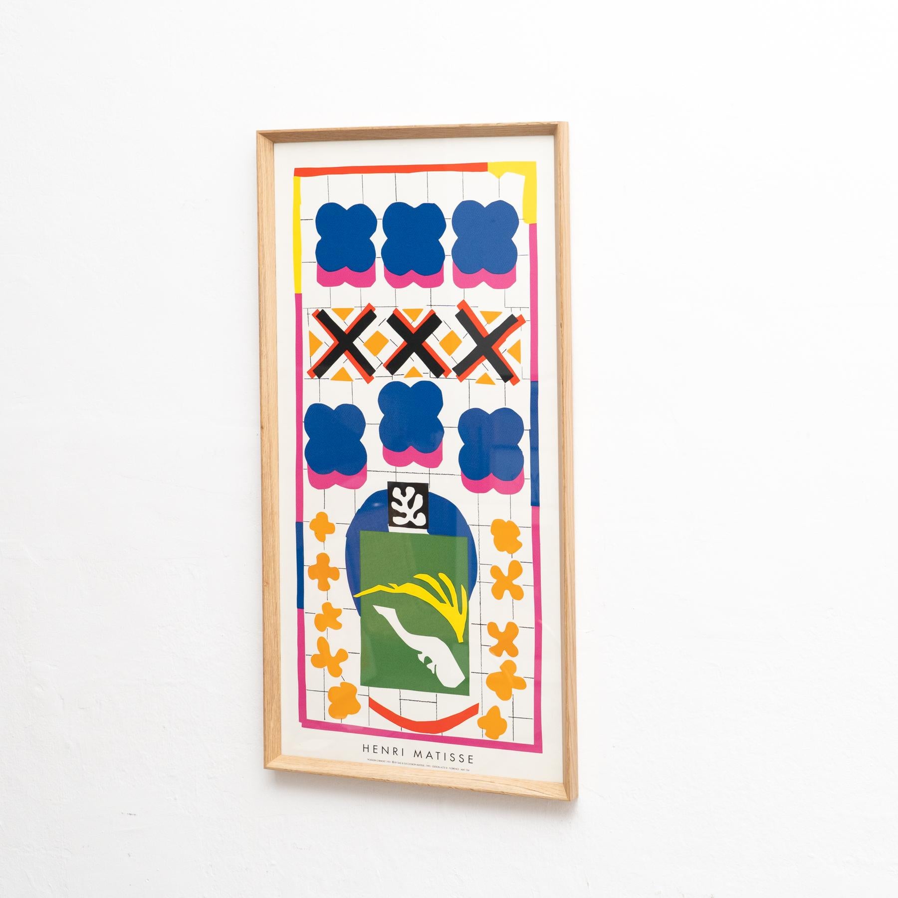 Français « Poisson Chinois » de Henry Matisse : lithographie couleur de la série Cut Out en vente