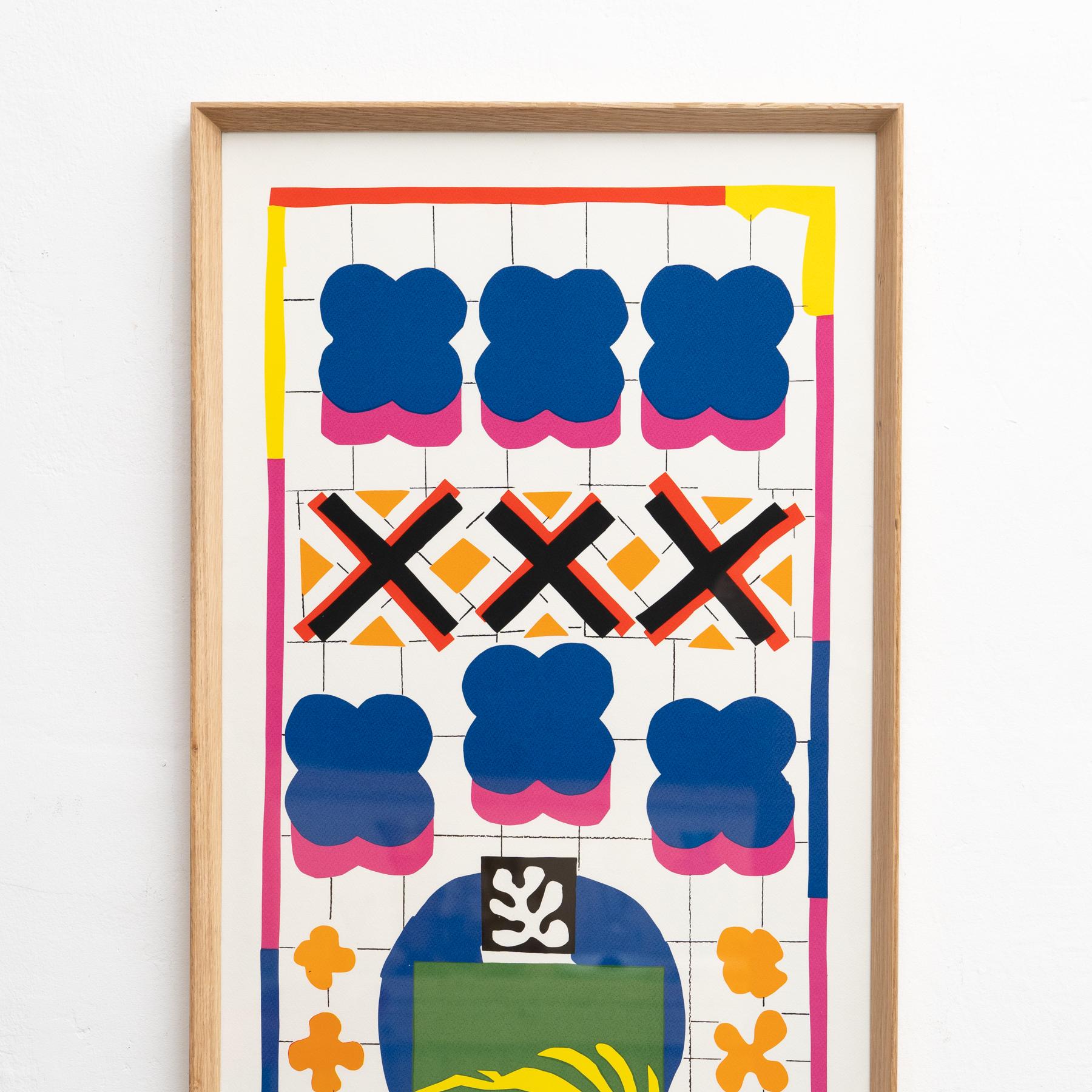 French Henry Matisse's 'Poisson Chinois': Color Lithograph from the Cut Out Series For Sale