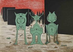 Extraterrestrial Fantasy - Lithograph by Henry Maurice - 1974