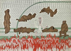 Sin título - Litografía de Henry Maurice - 1974