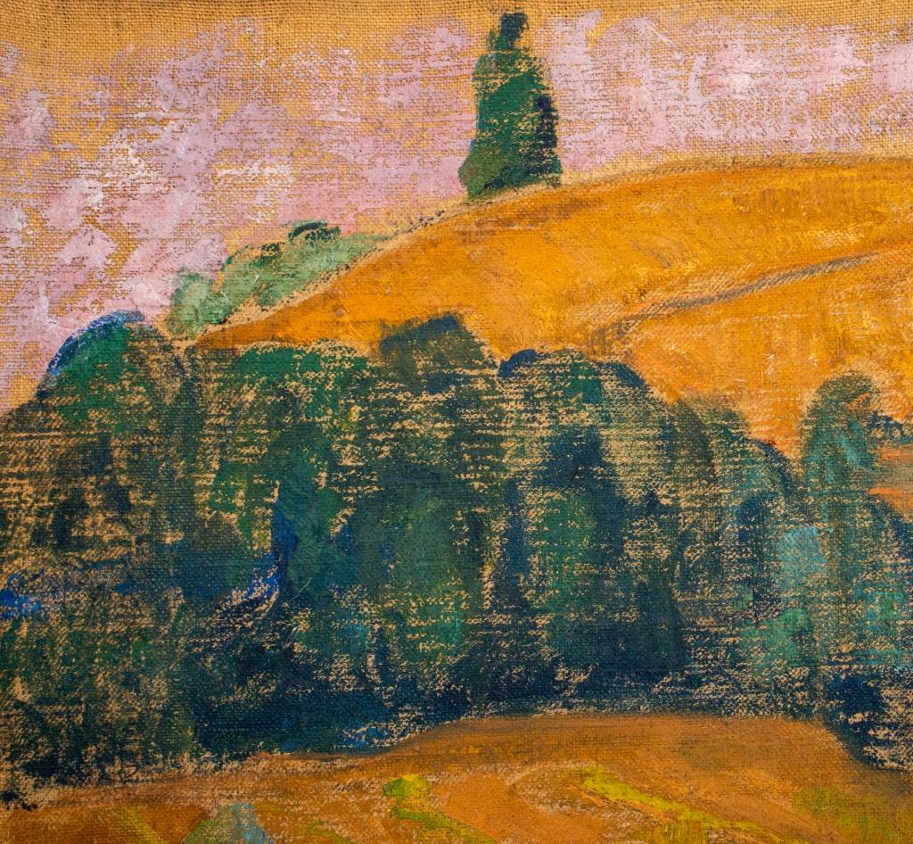 Henry McCarter Landscape Oil on Canvas In Good Condition In New York, NY
