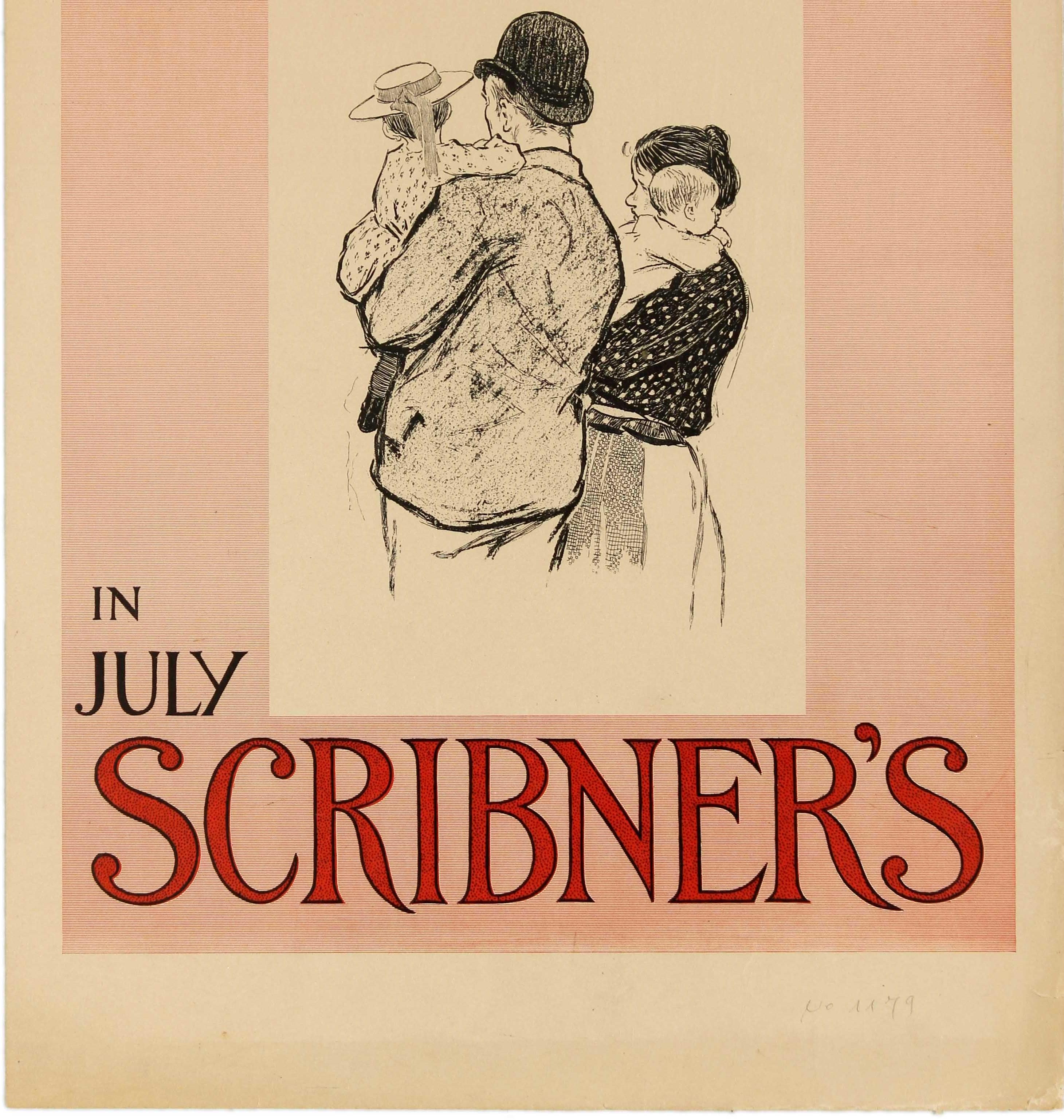 Antikes Poster Coney Island In July Scribner's Magazine 1896 New York (Beige), Print, von Henry McCarter