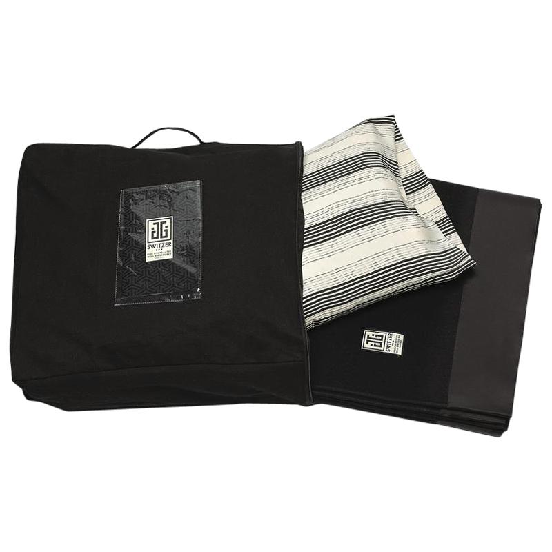 Henry Merino Wool Traveller Throw Milled in England For Sale