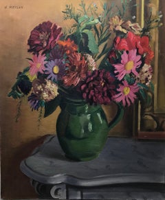 Bouquet d'Henry Meylan - Huile sur toile