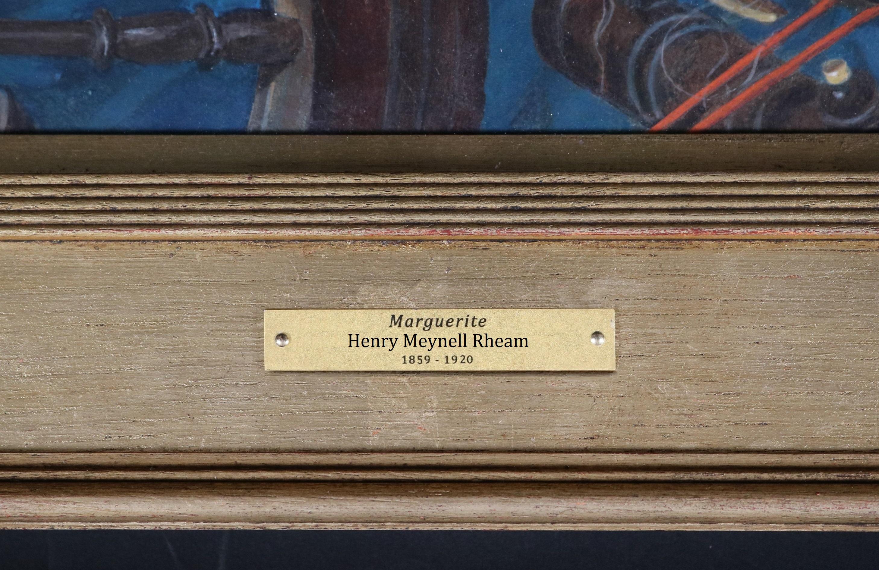 Marguerite - Peinture préraphaélite du XIXe siècle représentant la beauté du Faust de Goethe en vente 7