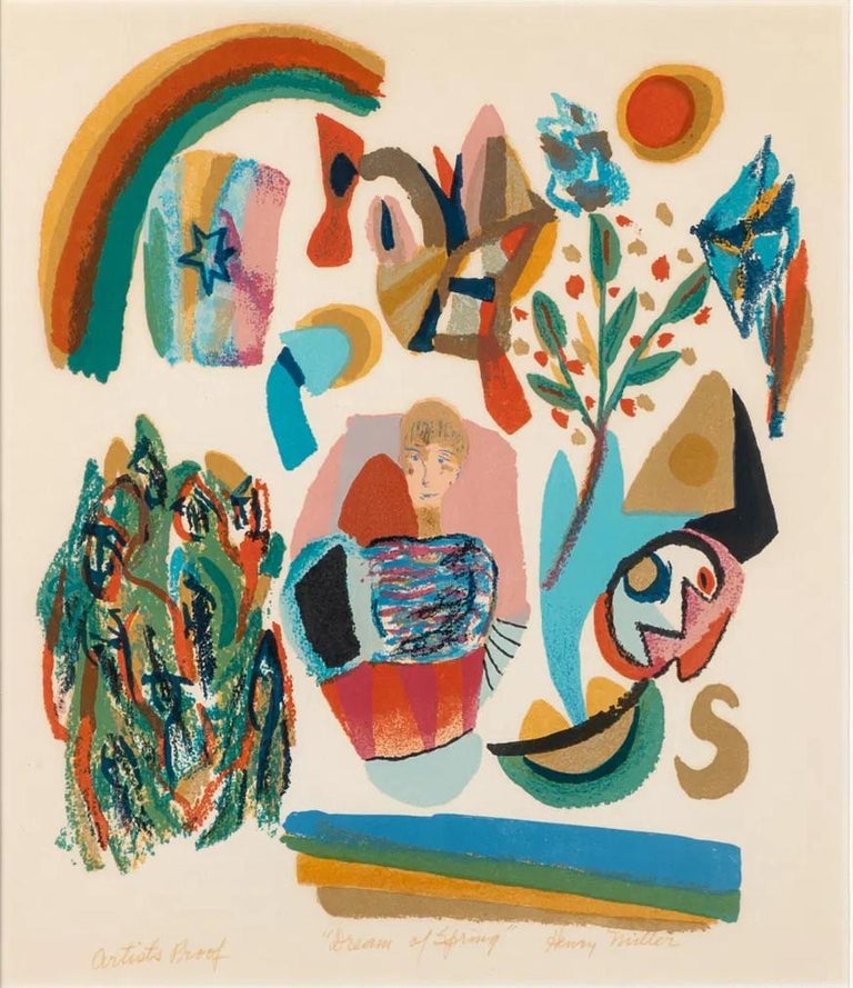 Henry Miller - Henry Miller 'Dream of Spring' Signed Artist's