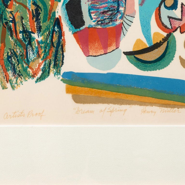 Henry Miller - Henry Miller 'Dream of Spring' Signed Artist's