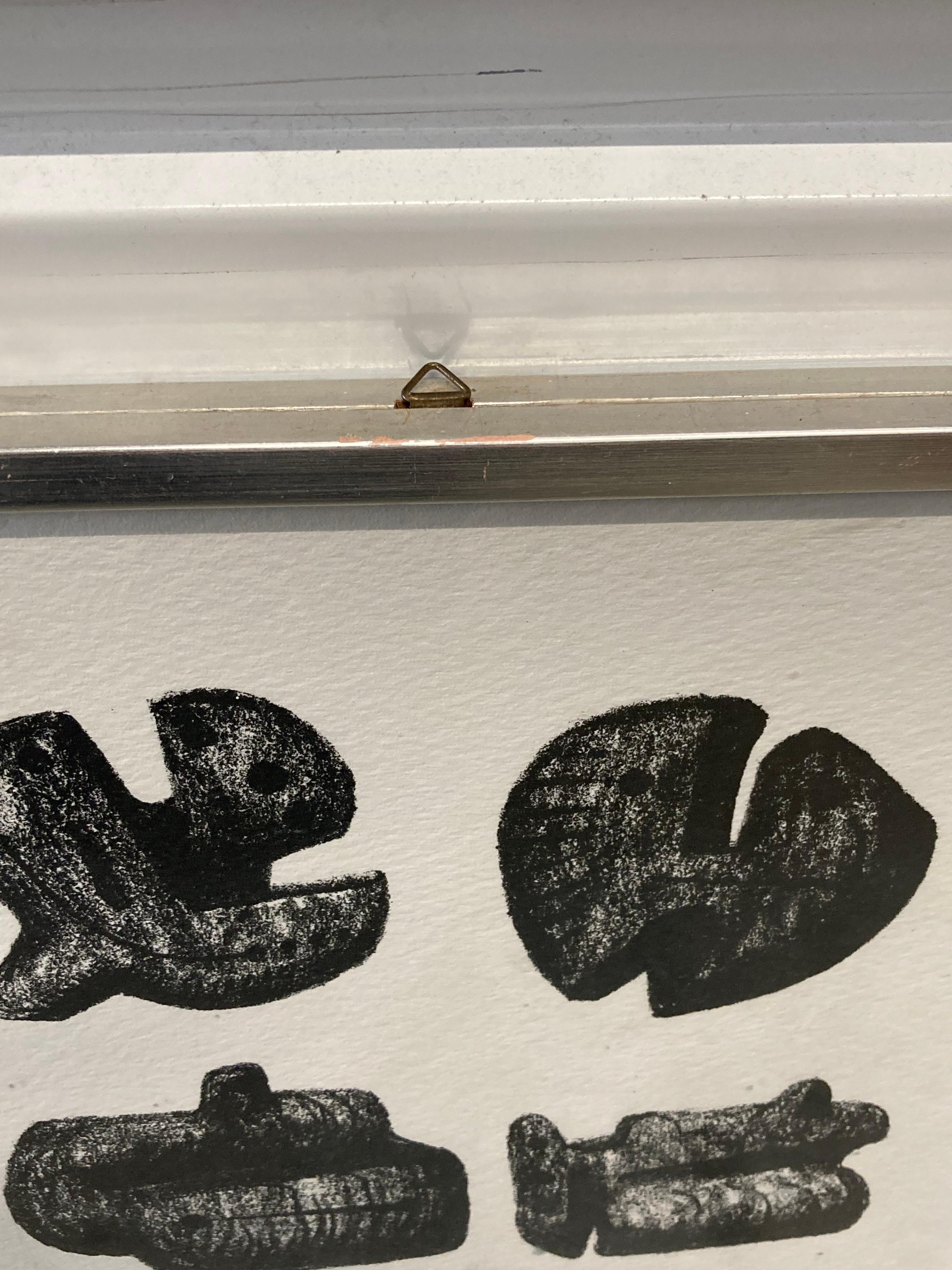 British Henry Moore '1898 1986', Six Stones, Lithograph, 1973, Signed and Numbered