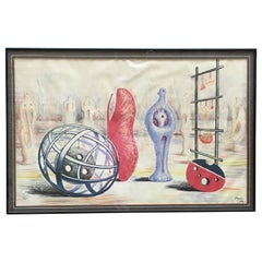 Henry Moore 1949 Sculptural Objects Lithograph
