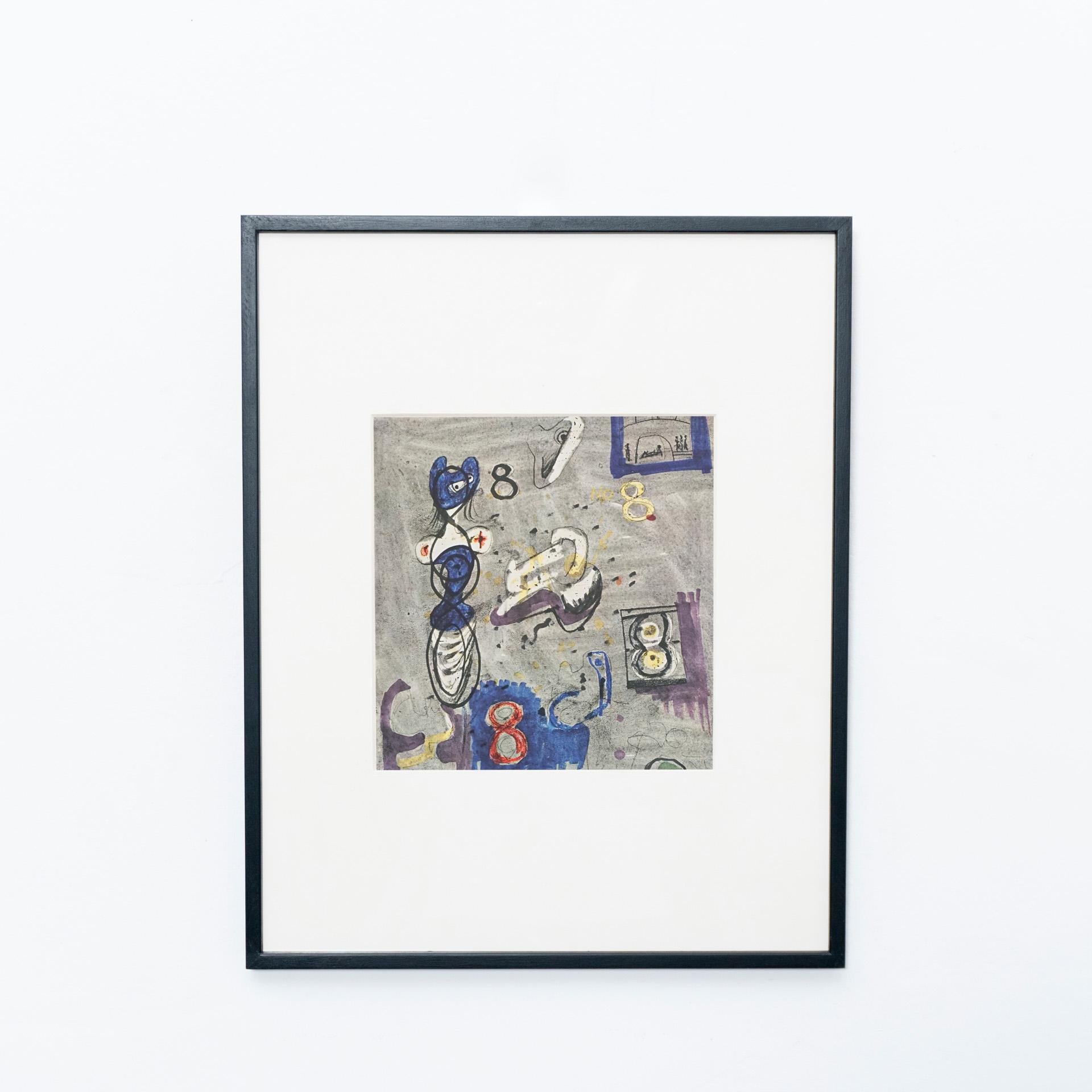 Signierte Fotolithografie von Henry Moore, 1971.

Gestempelte Rotationstiefdruck-Reproduktion einer Serie von Bolaffiarte. Limitierte Auflage von 5000 Stück.

Beispielhafte Nummer 279.

Handsigniert mit Bleistift.

Die Fotolithografie wird