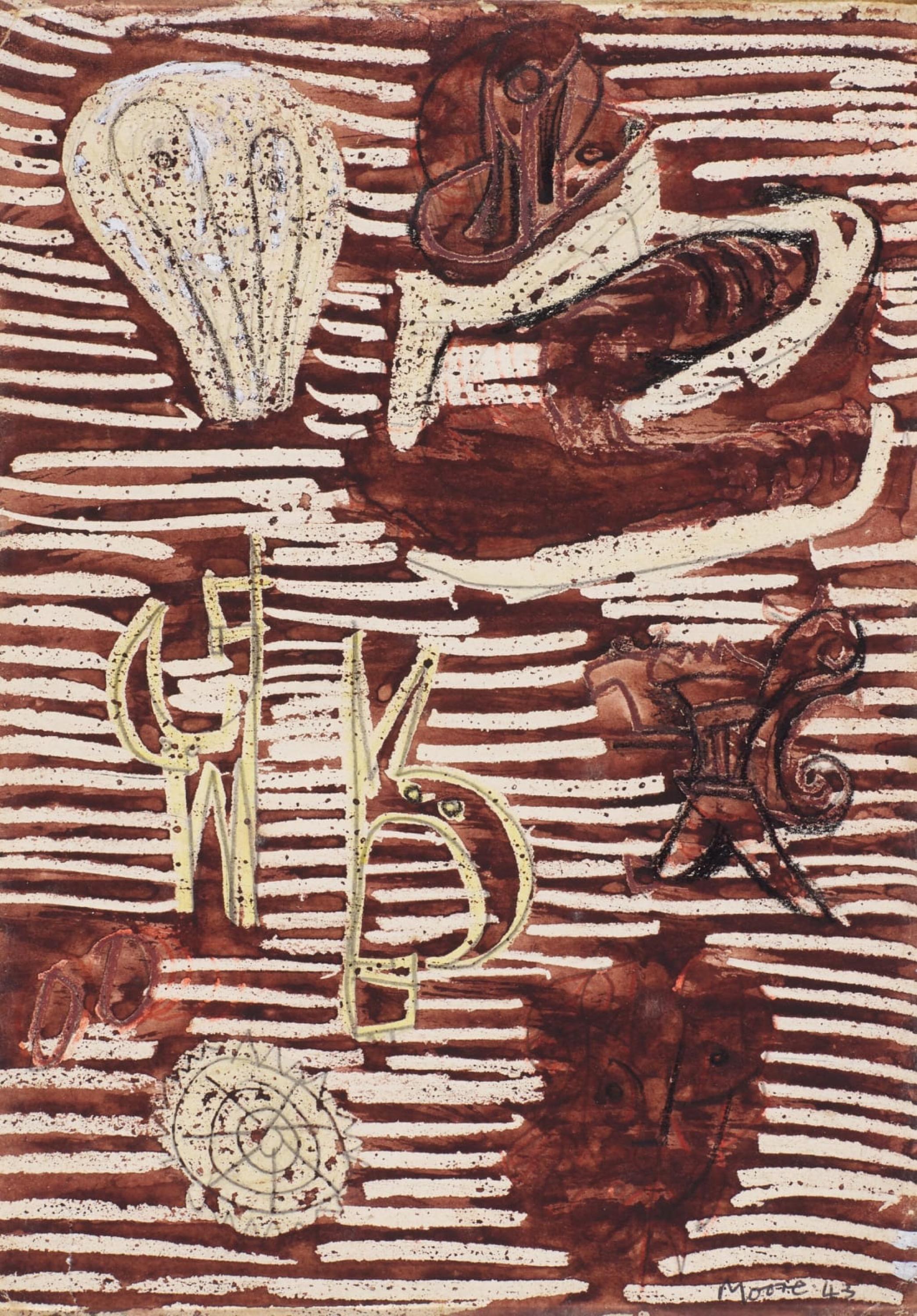 Textile Design - Abstract Mixed Media Art by Henry Moore