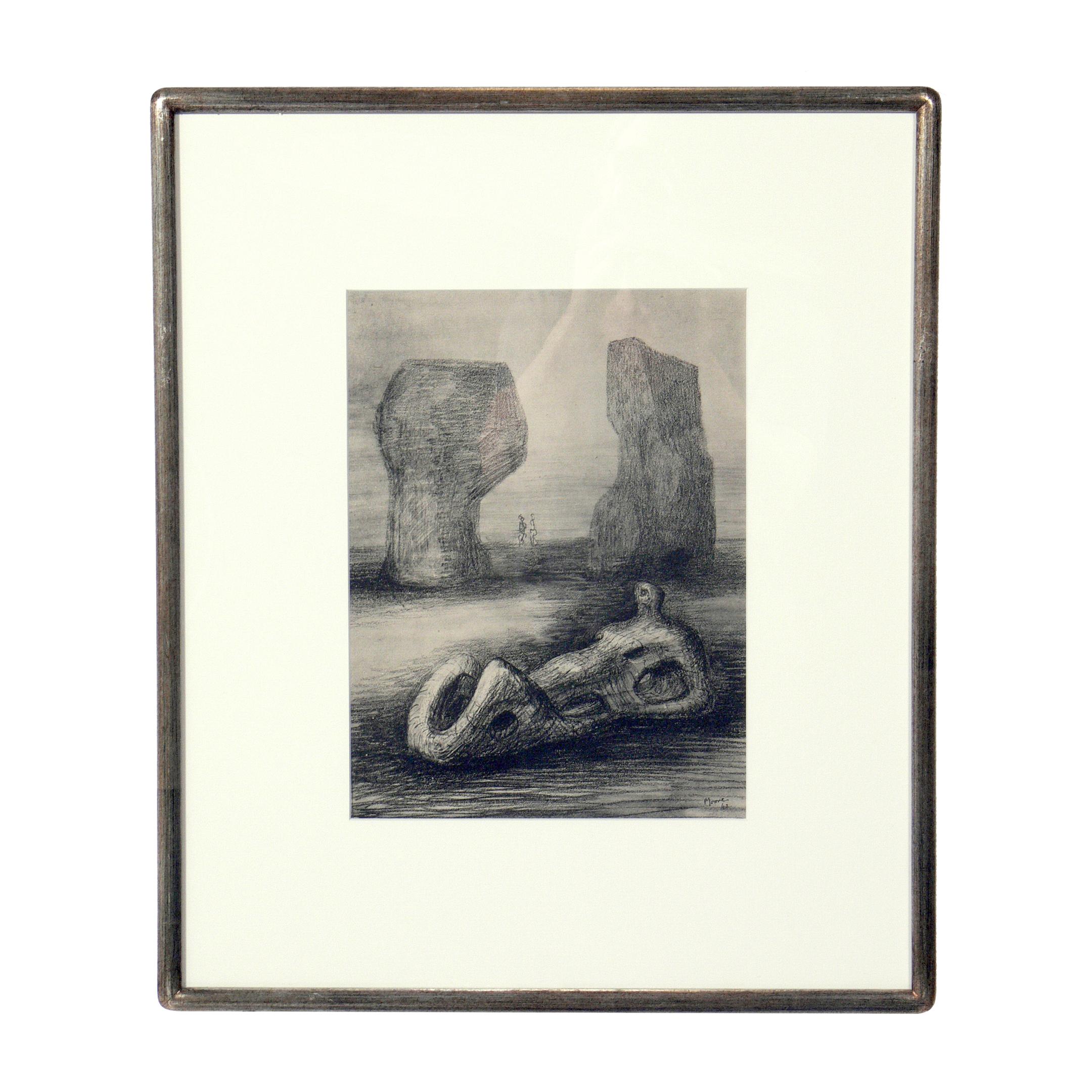 Drucke von Henry Moore, aus der limitierten Auflage des Folianten 