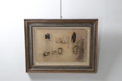 Original Henry Moore O.M., C.H. Studies for Sculpture 1936