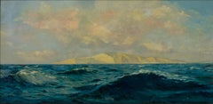 The Needles, Isle of Wight, 19th Century Signed Oil on Canvas