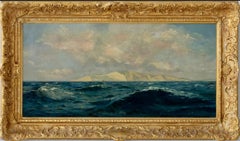 The Needles, Isle of Wight, 19th Century Signed Oil on Canvas