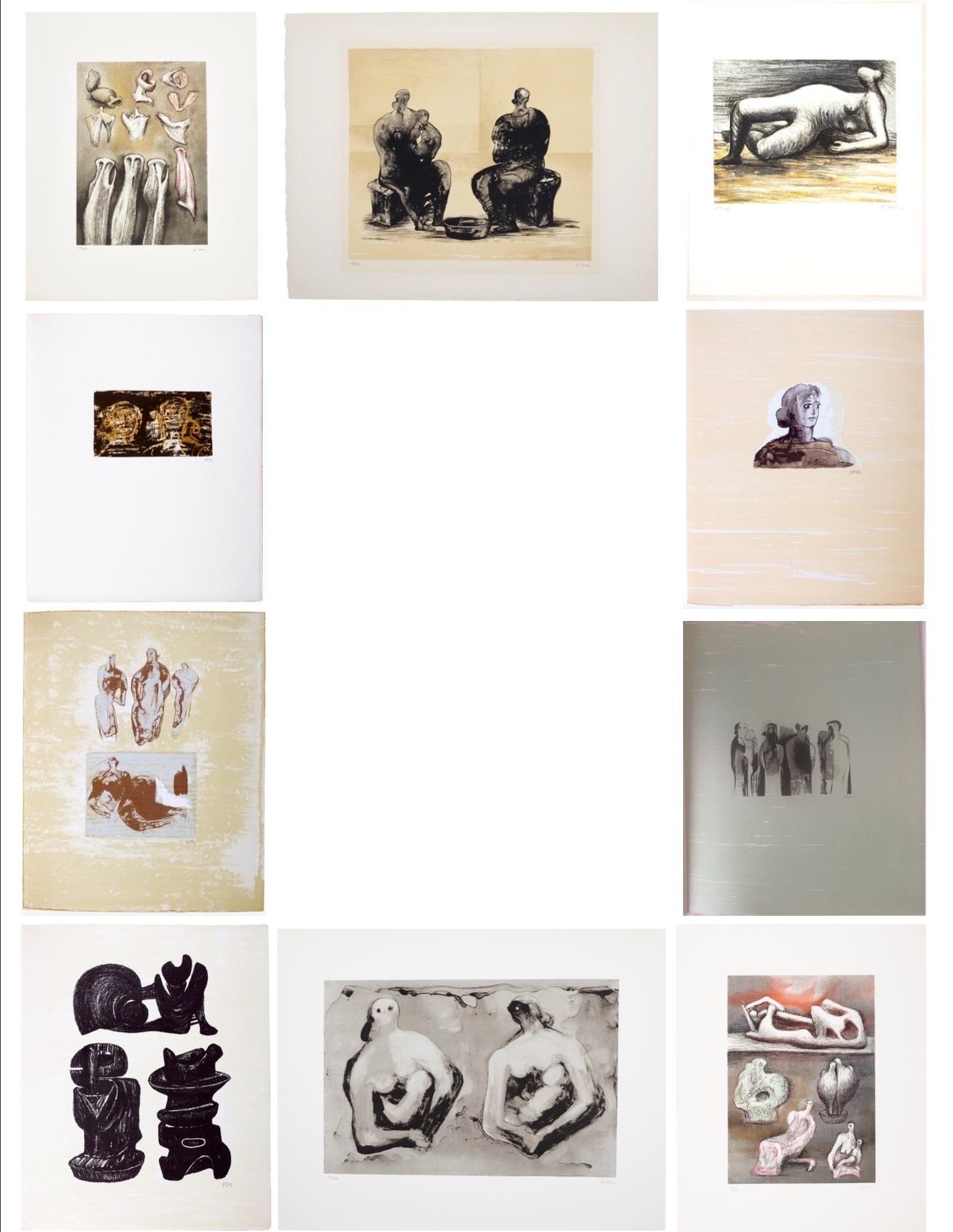 Collection of Henry Moore Lithographs