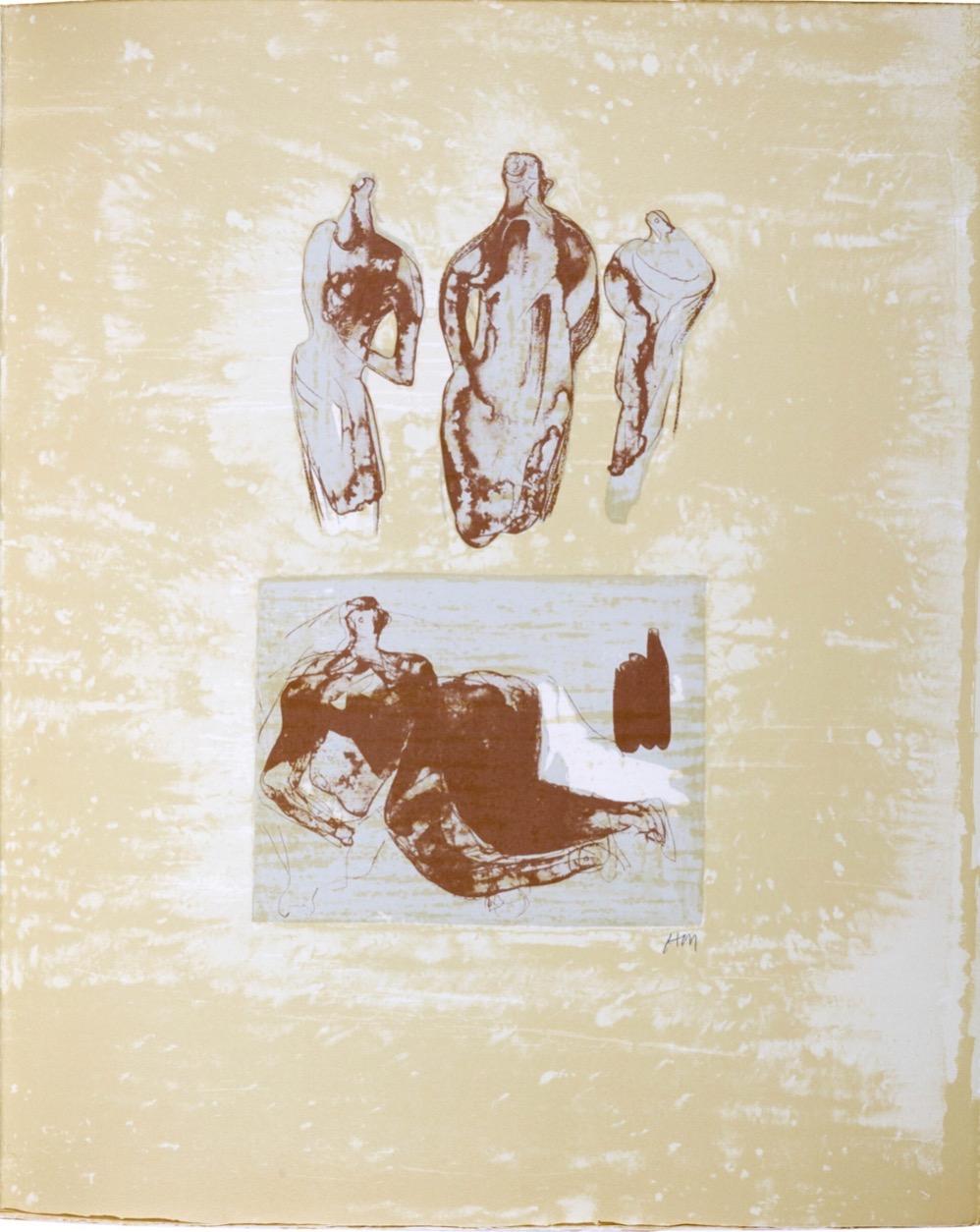 Colección de litografías - Print Moderno de Henry Moore