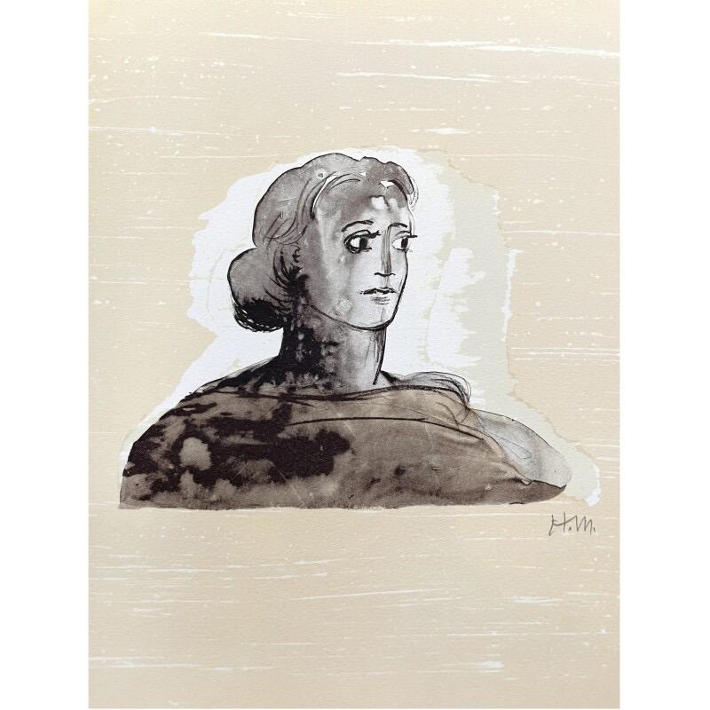 Dame créole - Contemporain Print par Henry Moore