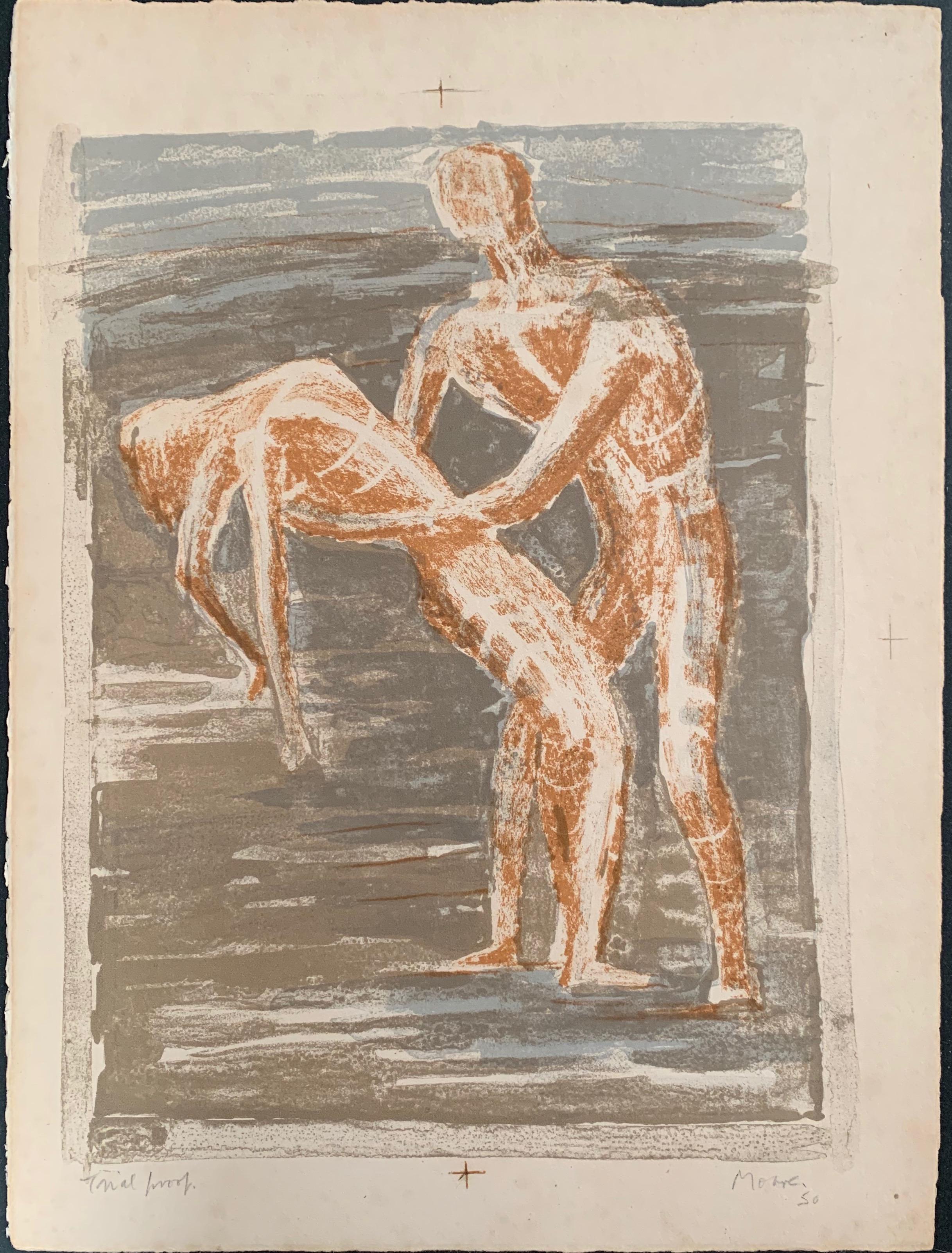 Death of Mira - Print by Henry Moore