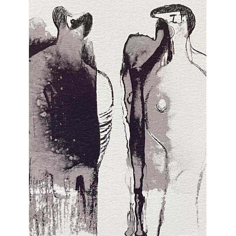 Four Standing Figures - Contemporary Print by Henry Moore