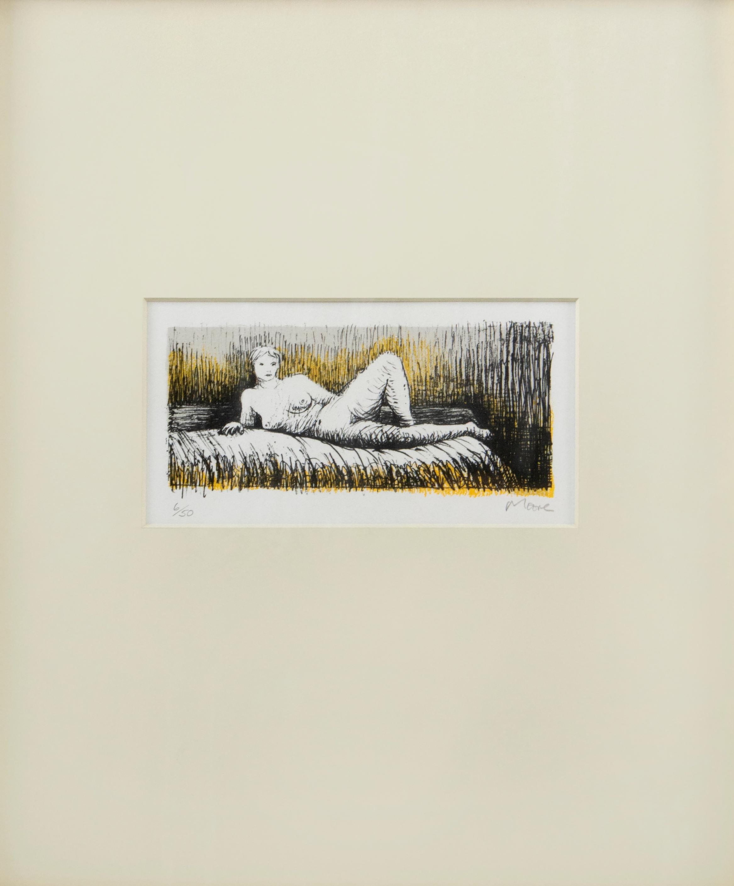Lithograph in colours, 1974, signed in pencil and numbered from the edition of 50 (there were also ten artist's proof and ten hors commerce), published by Henry Moore, 41 x 34 cm. (16 x 13.4 in.) 
