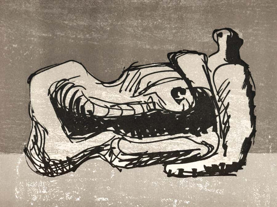 Henry Moore, Reclining Figure, from San Lazzaro et ses Amis, 1975