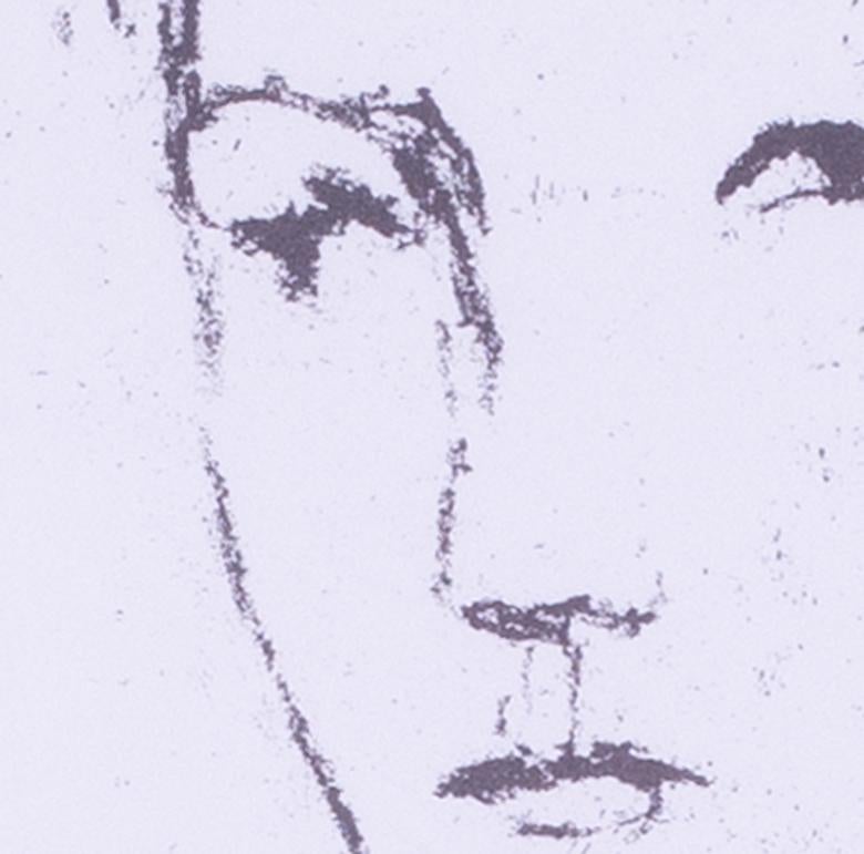 Henry Moore, signiert mit Bleistift, weiche Grundradierung eines Mädchens im Angebot 4