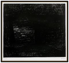 Henry Moore The Bridge Lithograph Hand Signed Abstract Modern Landscape Artwork