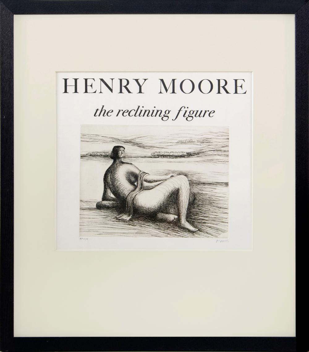 The Reclining Figure - Print by Henry Moore