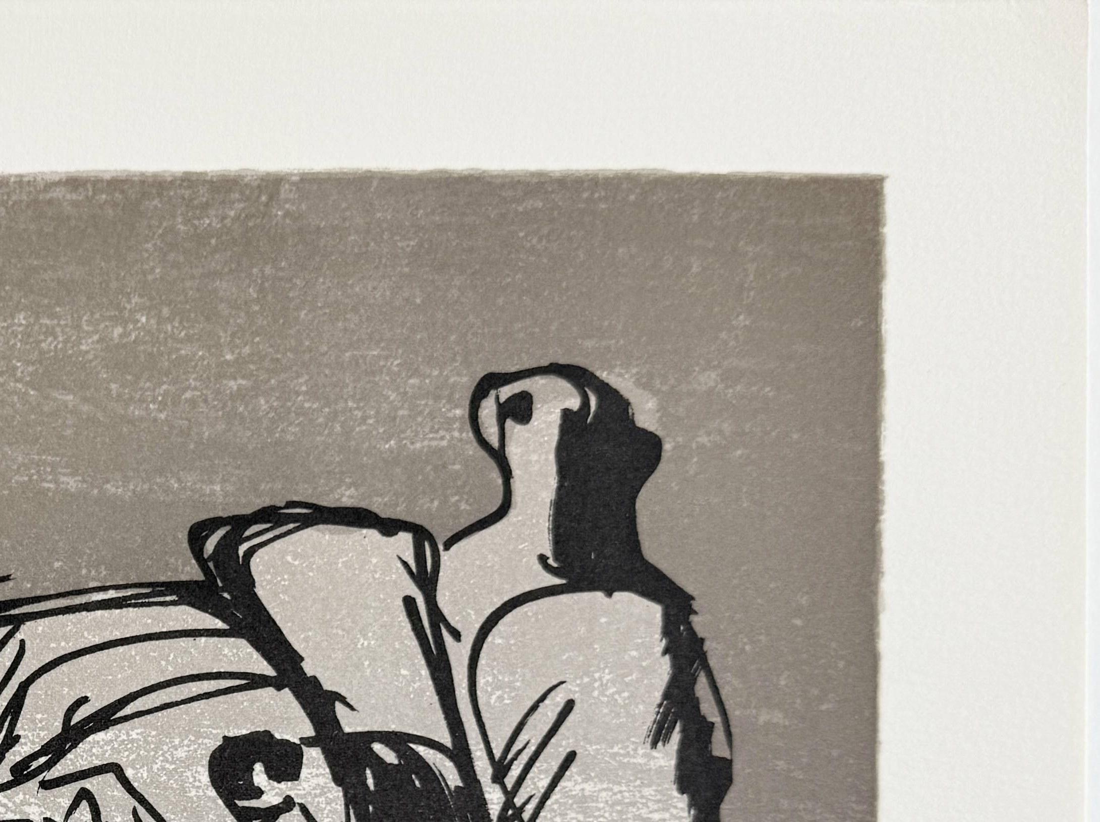 Henry Moore (1831-1895) - Hommage à San Lazzaro

Lithograph from 1975.

Edition 371/575 (Photocopy of the colophone is included).

Dimensions of work: 31 x 24 cm.

Each copy of this lithograph includes the original attached page, preserved in its