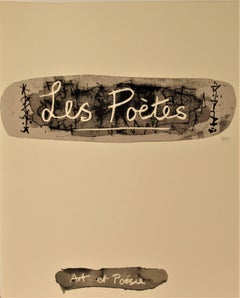 Vintage Les Poetes, La Poesie, Front Page