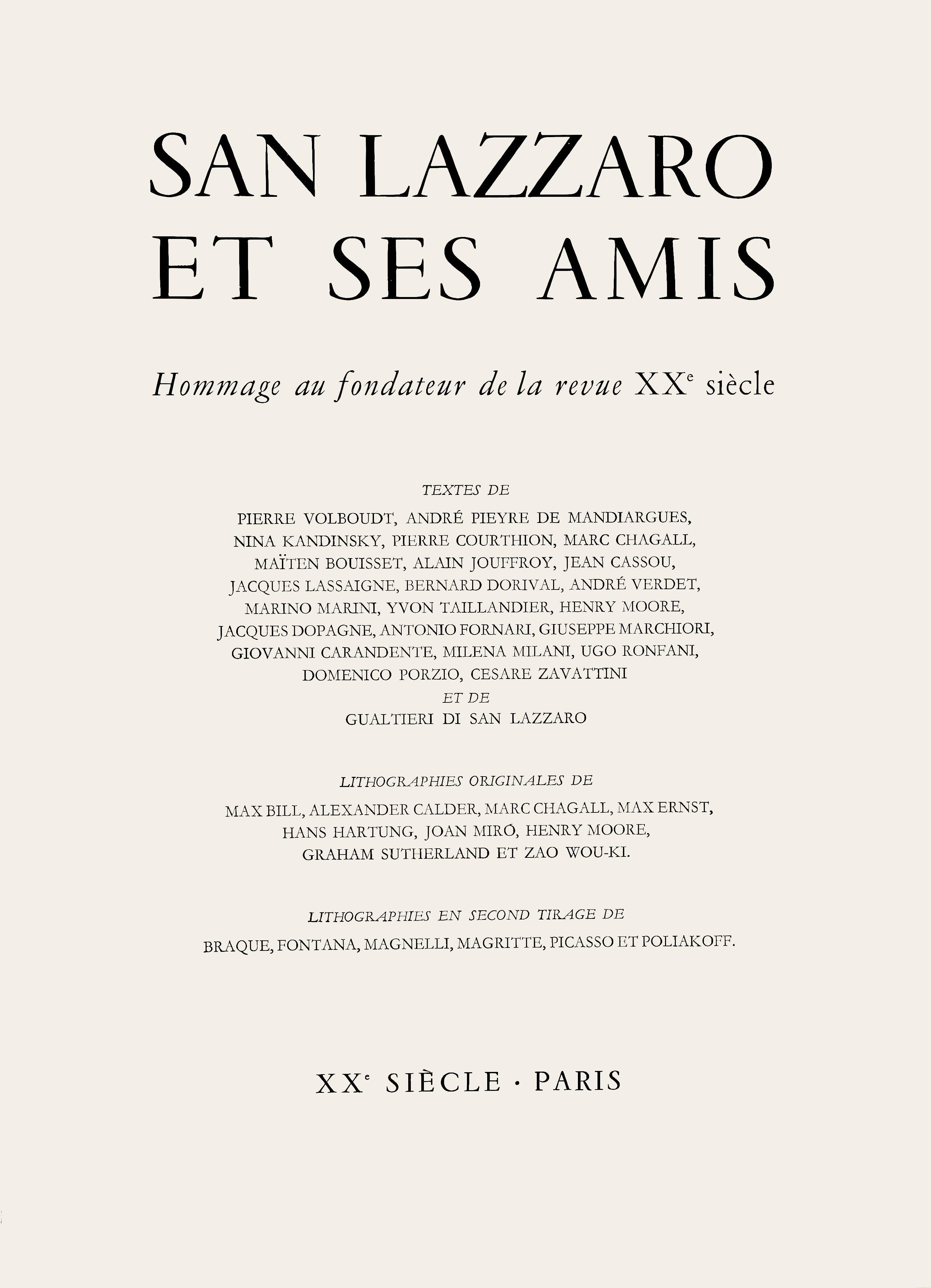 Moore, Composition, San Lazzaro et ses Amis, XXe Siècle (after) For Sale 1