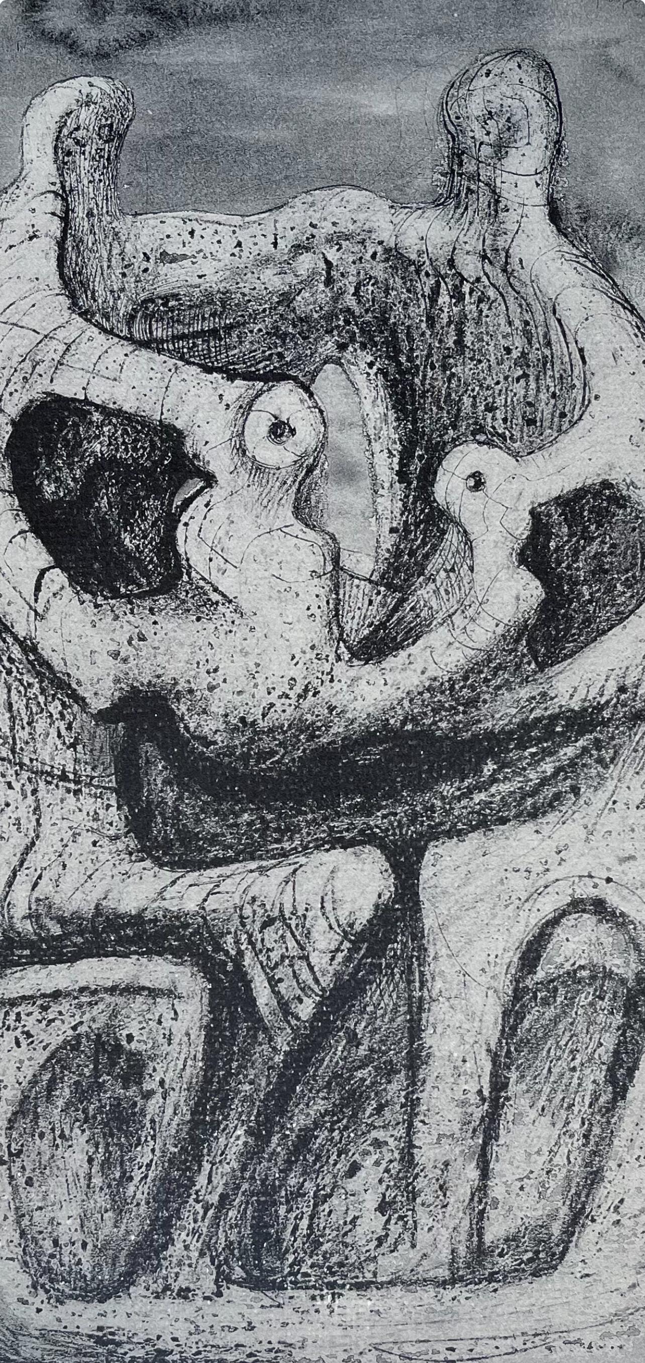 Moore, Family Group, The Drawings of Henry Moore (after) For Sale 2
