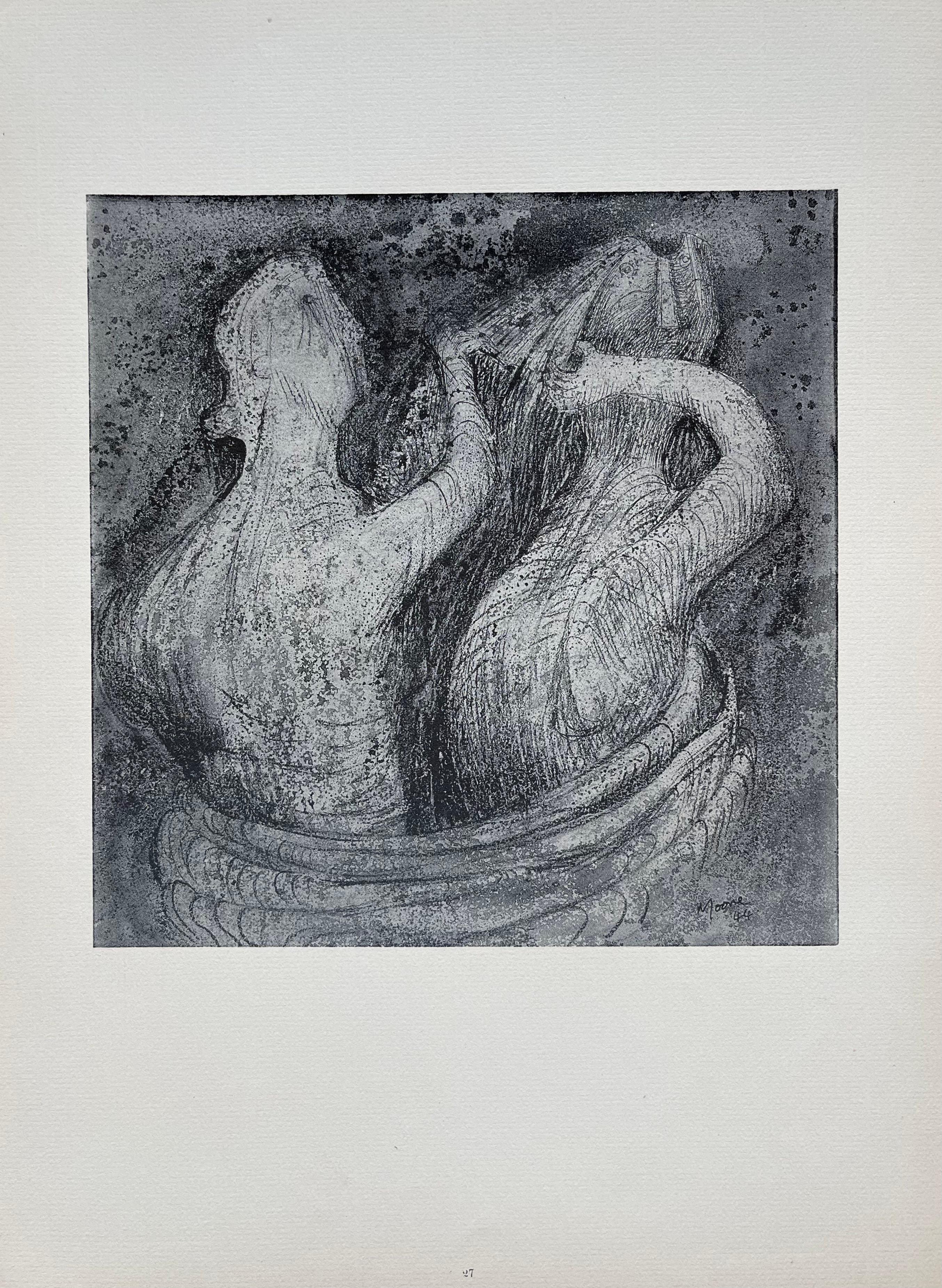 Moore, Hair Combing, The Drawings of Henry Moore (after) For Sale 4