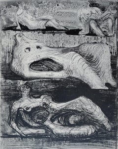 Moore, Page from a Notebook, The Drawings of Henry Moore (after)