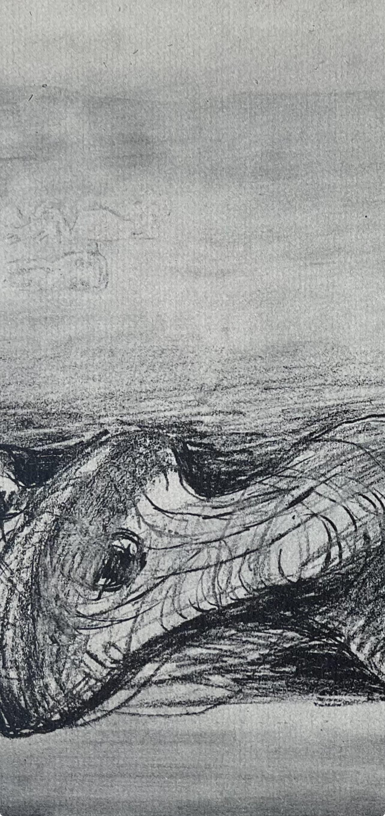 Moore, Figure allongée, The Drawings of Henry Moore (d'après) en vente 4