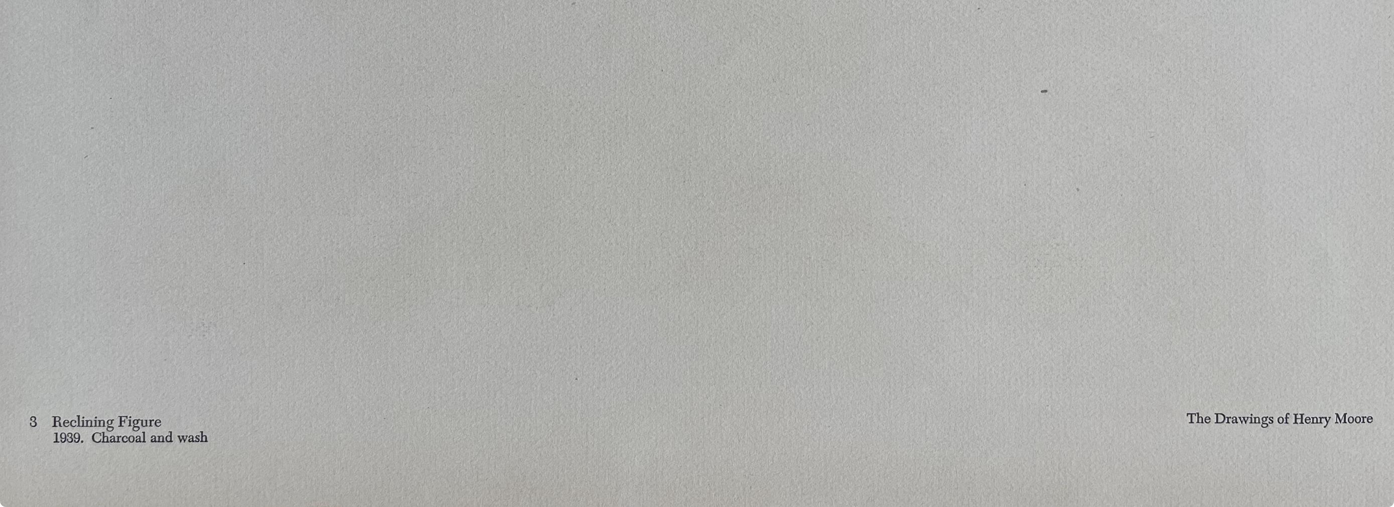 Moore, Figure allongée, The Drawings of Henry Moore (d'après) en vente 7