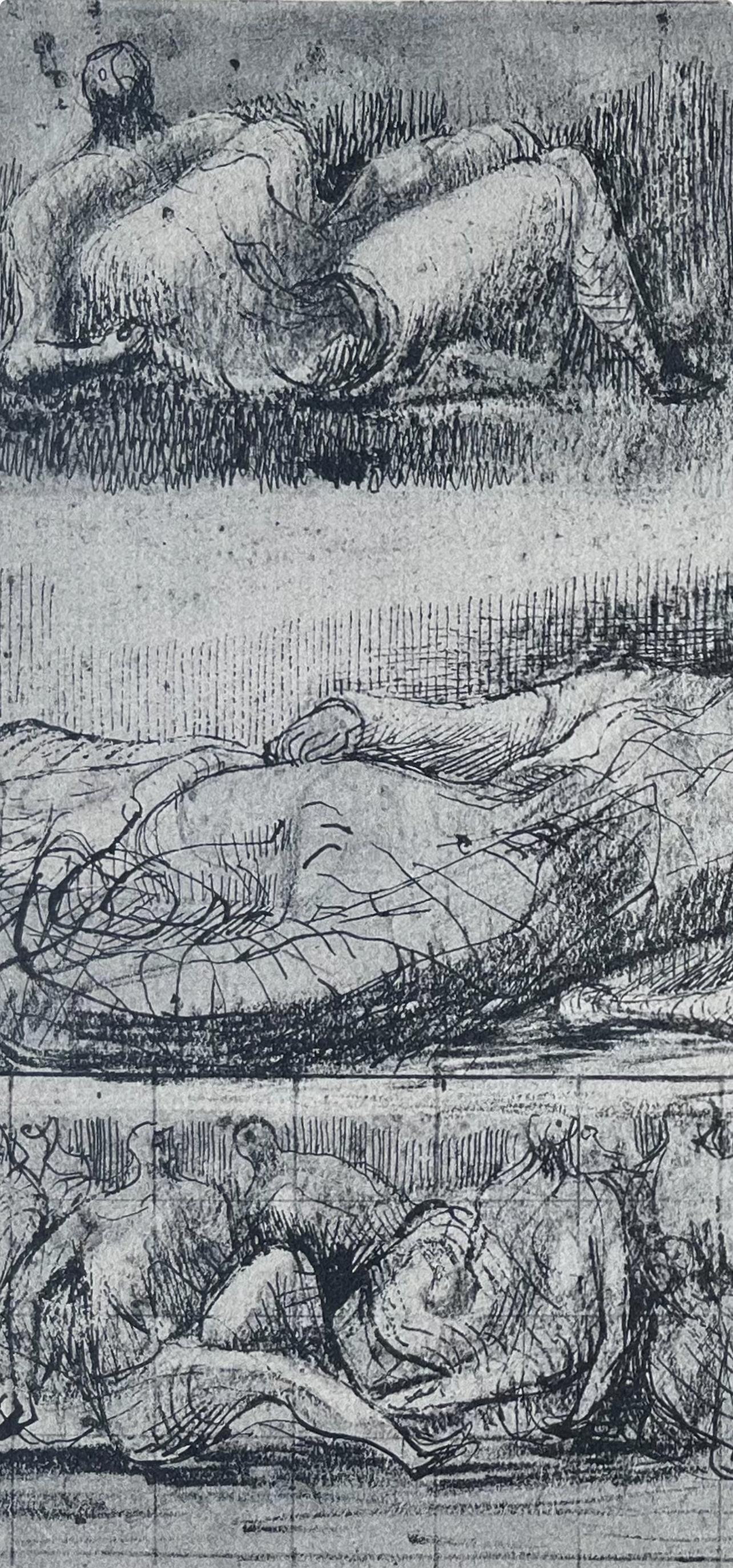 Moore, Les dessins d'Henry Moore (d'après) en vente 2