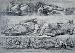 Moore, Reclining Figures, The Drawings of Henry Moore (after)