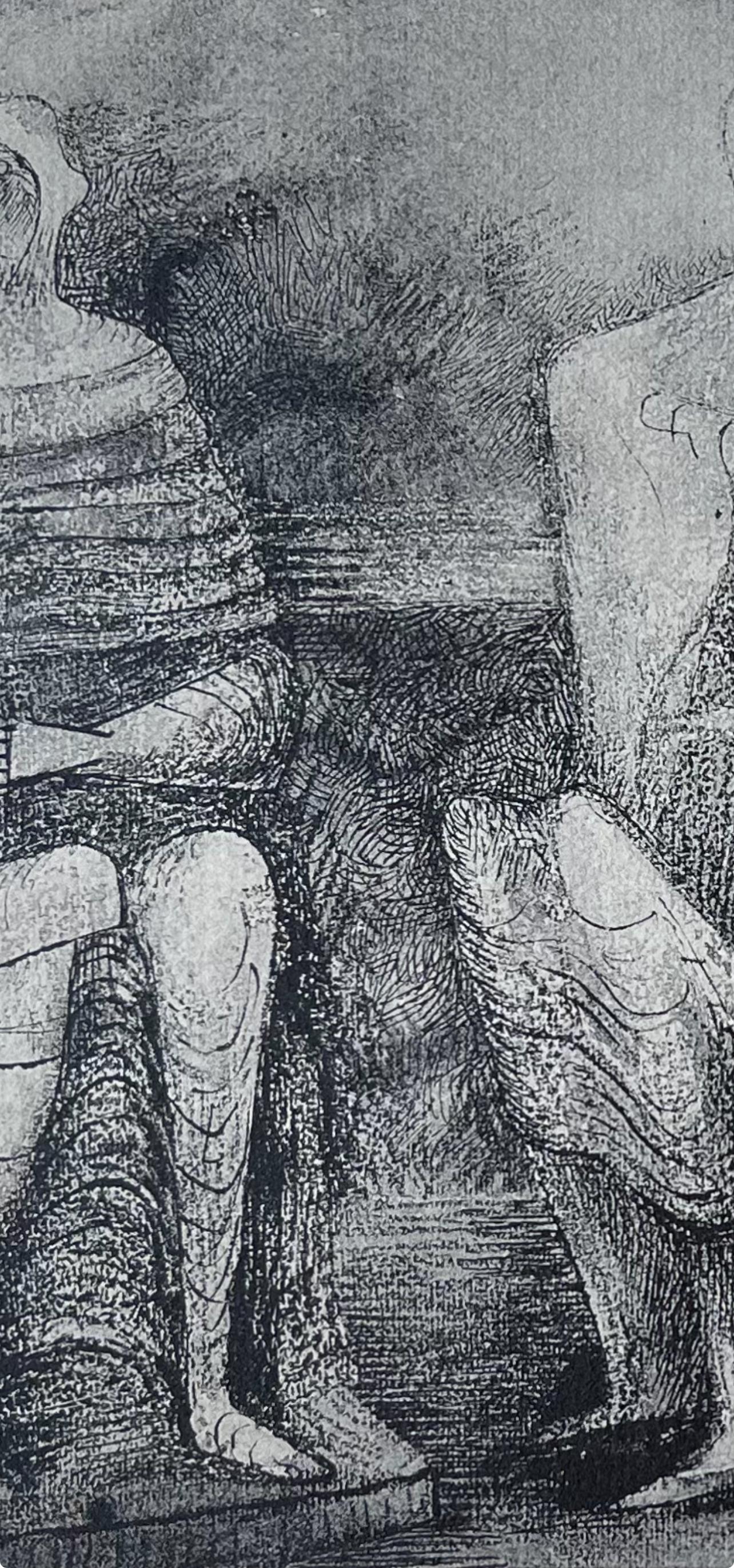 Moore, Seated Figures, The Drawings of Henry Moore (after) For Sale 3