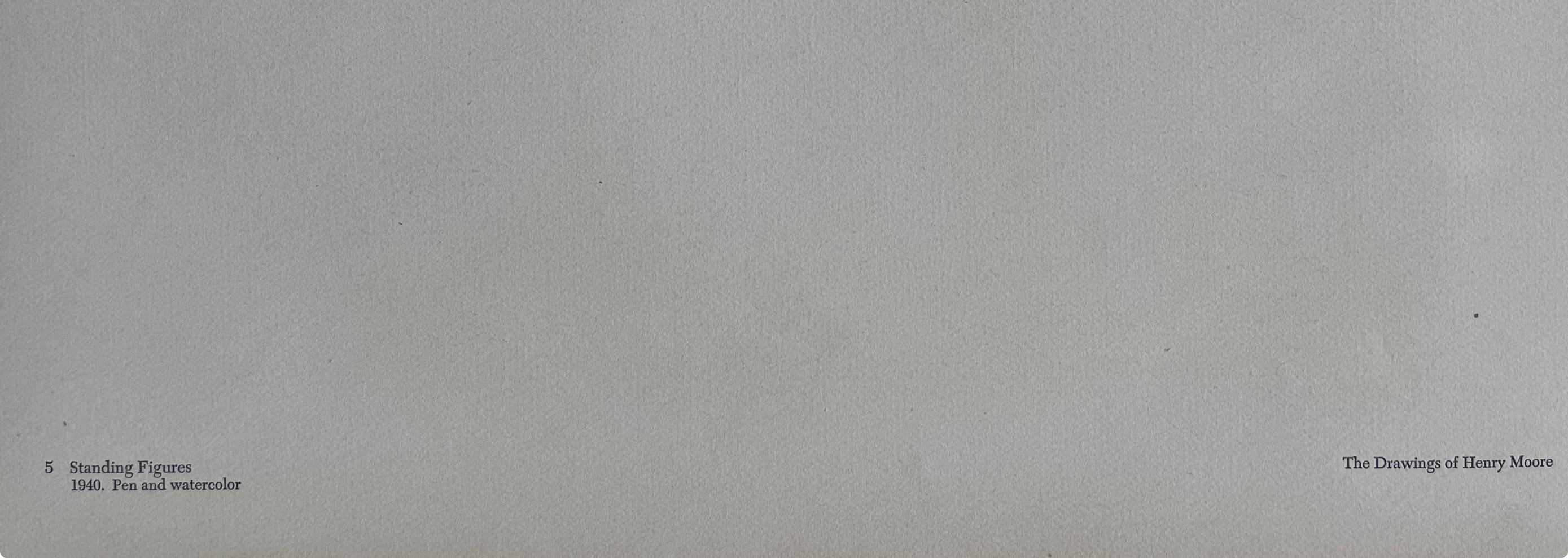 Moore, Standfiguren, Die Zeichnungen von Henry Moore (nach) im Angebot 8