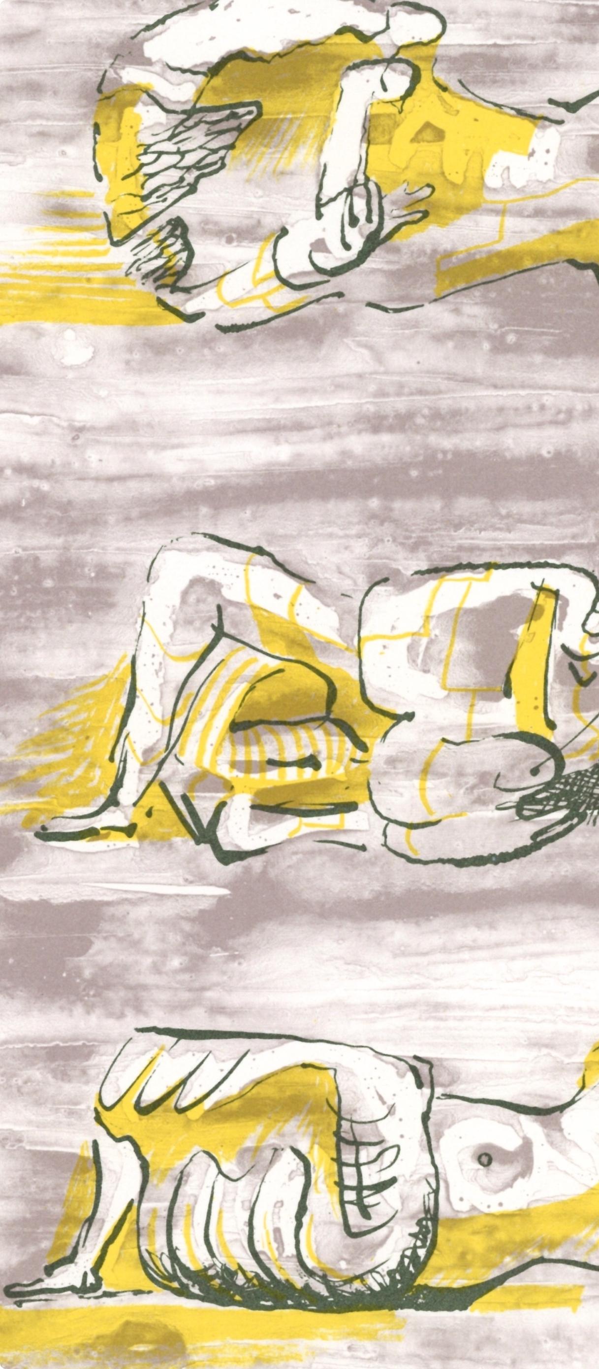 Moore, Three Reclining Figures (Cramer 180), XXe Siècle (after) - Modern Print by Henry Moore