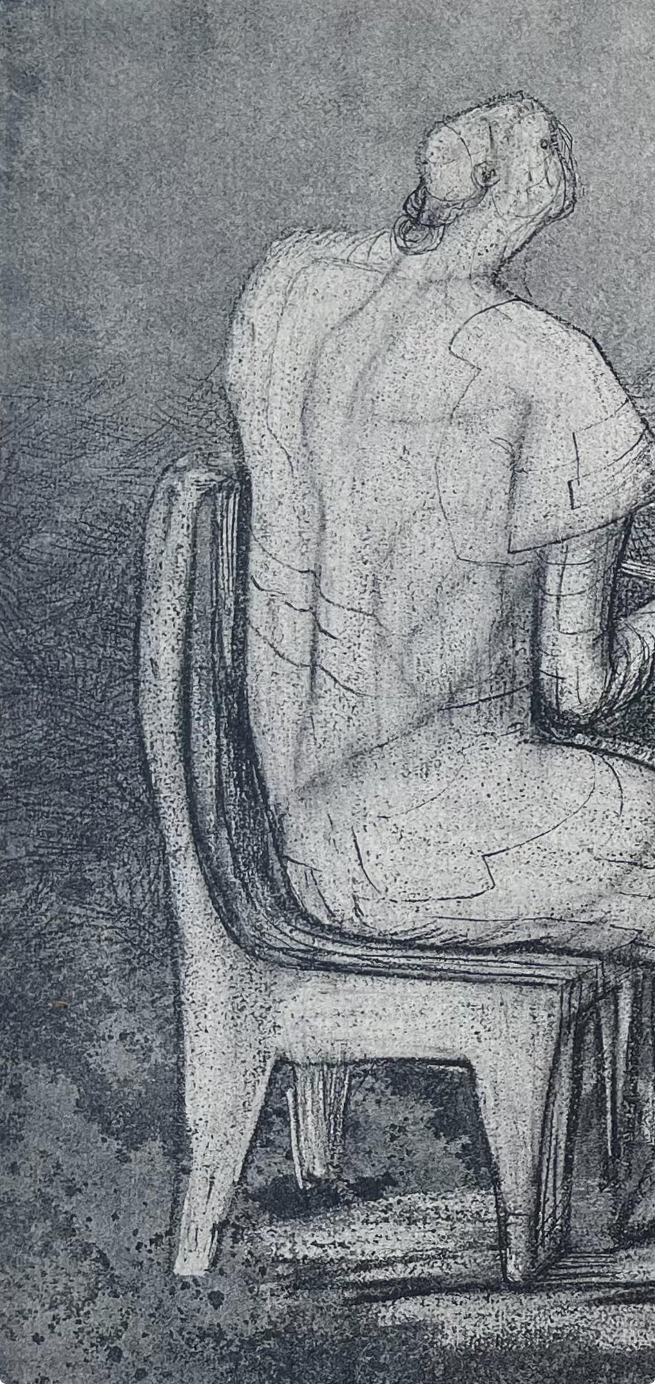 Les dessins d'Henry Moore, Women Winding Wool (d'après) en vente 6